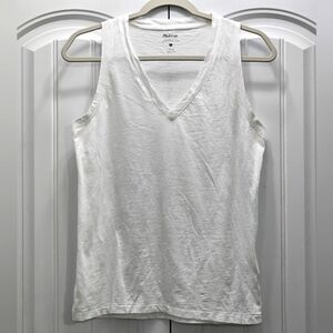 Madewell, Womens Tank Top In White. NWOT/Size Small